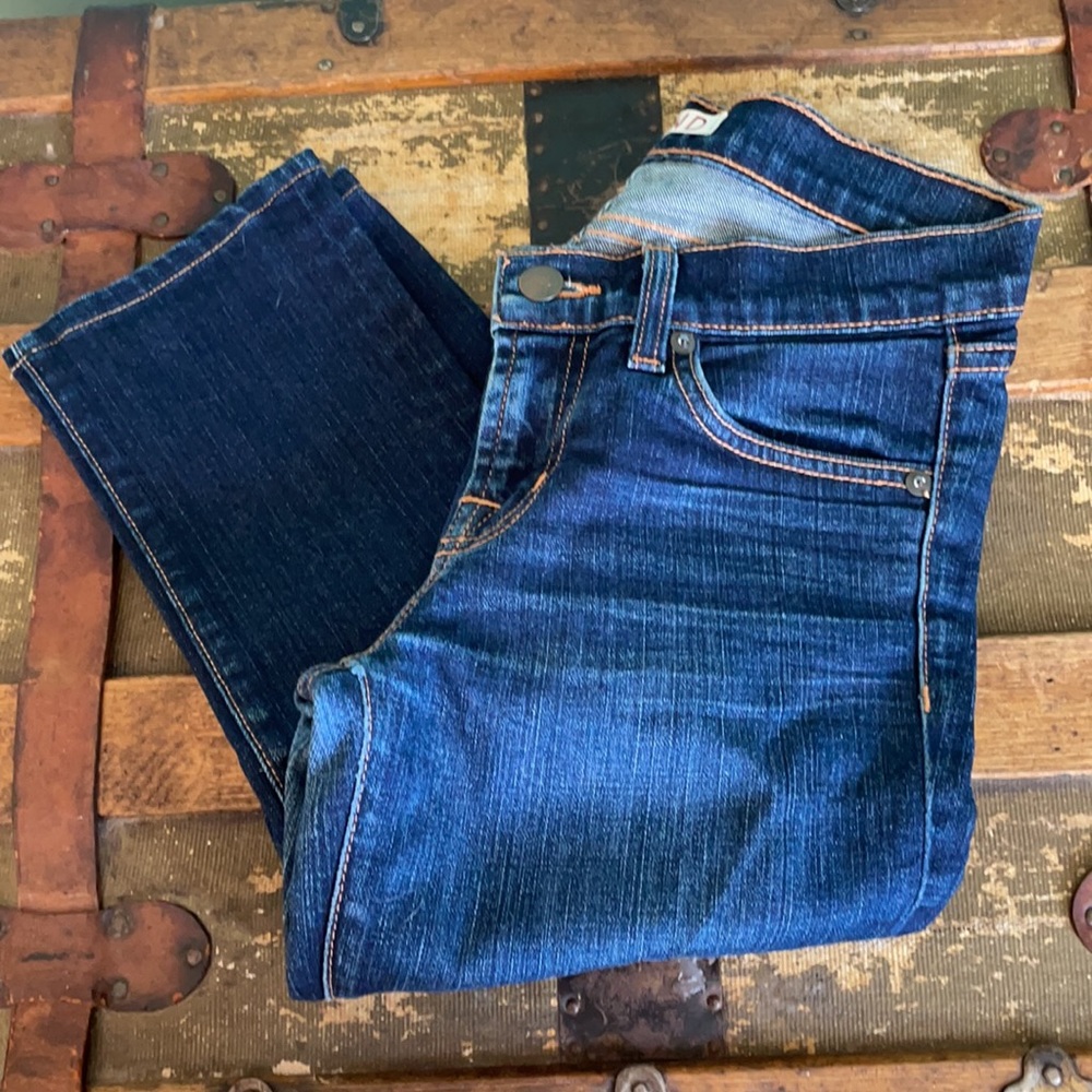 J BRAND WOMENS JEANS STRAIGHT LEG LIKE NEW 25 DARK DENIM - Picture 5 of 9